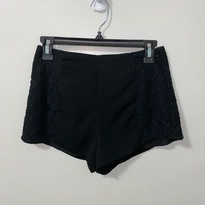 laced shorts